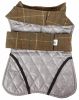Touchdog 2-In-1 Windowpane Plaided Dog Jacket With Matching Reversible Dog Mat