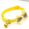 Bowknot Cat Collars; Pet Collar With Bell & Buckle; Cute Pet Supplies For Decoration